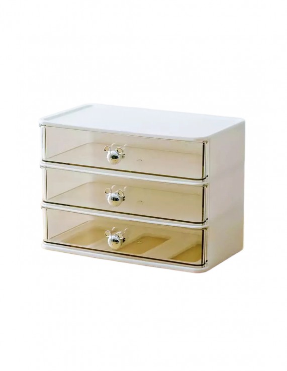 ORGANIZADOR ROSA 3 CAJONES