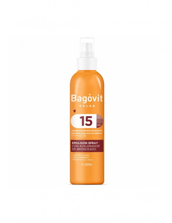 BAGOVIT SOLAR SPRAY ACELERADOR DE...
