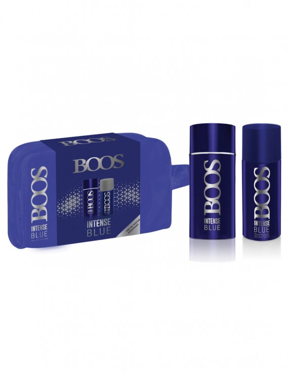 BOOS Intense Blue |Estuche EDT 90ml +...
