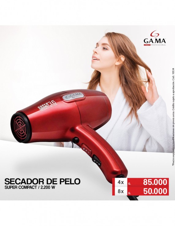 Secadora Secador Gama Journey Ga Ma Gama Journey 1800 Secador