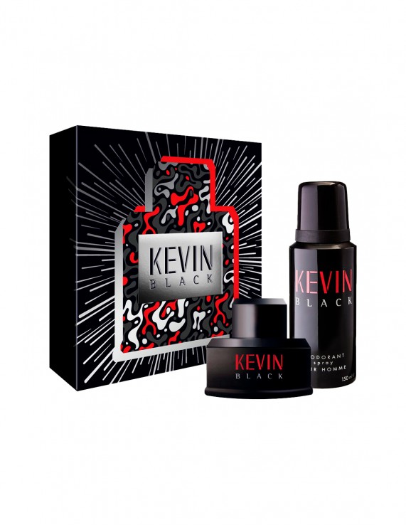 KEVIN Black |Estuche EDT 60ml +...