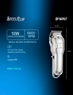 B-WAY Steel Clip |... 2