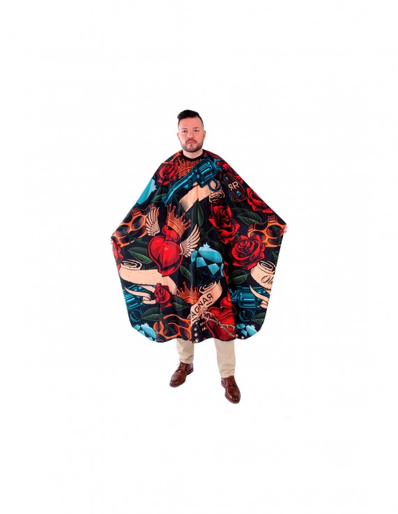 RAGNAR Capa Barbero Modelo TATTOO -...