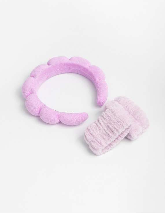 CITY GIRL Set de Vincha Fluffy con...