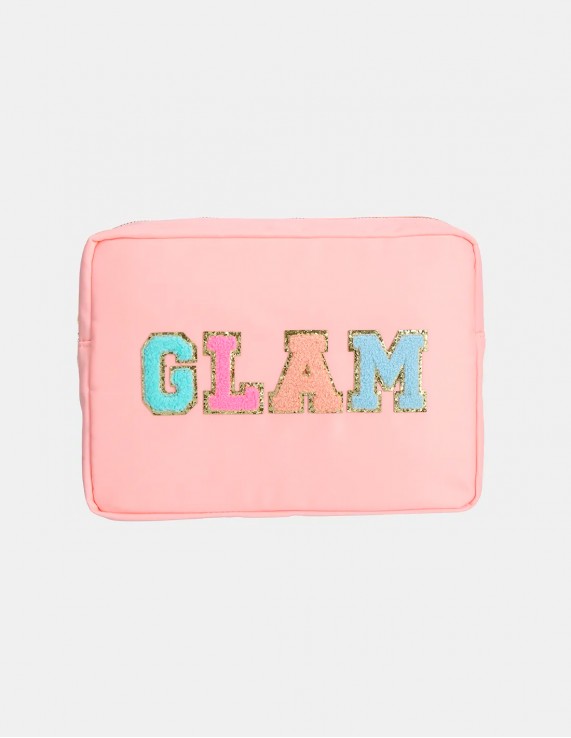 Portacosmetico con Letras Bordadas -...