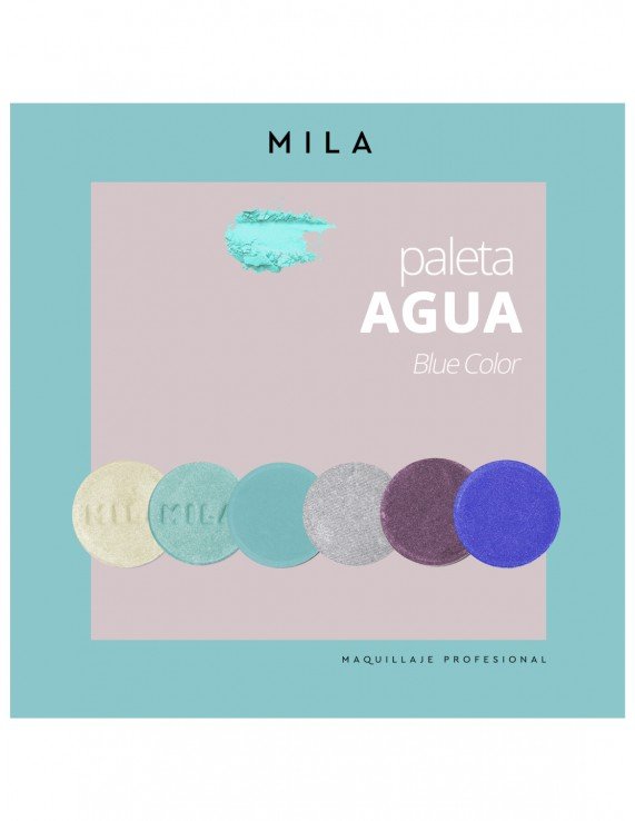 MILA MARZI PALETA AGUA Y BLUE COLOR