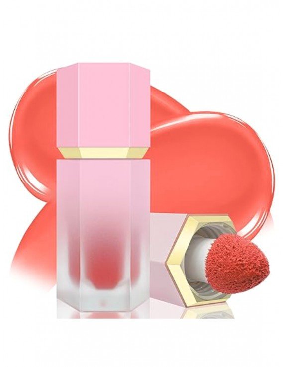 BLUSH LÍQUIDO CON APLICADOR DE ESPONJA