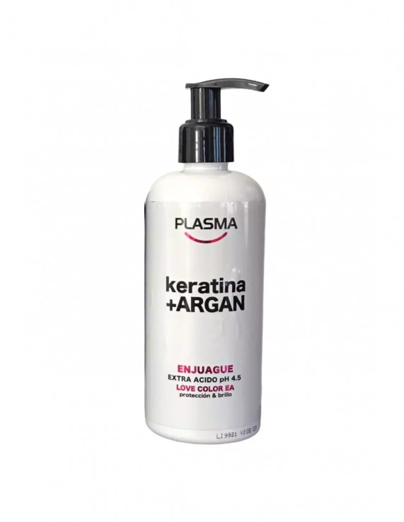 PLASMA ENJUAGUE KERATINA + ARGAN...