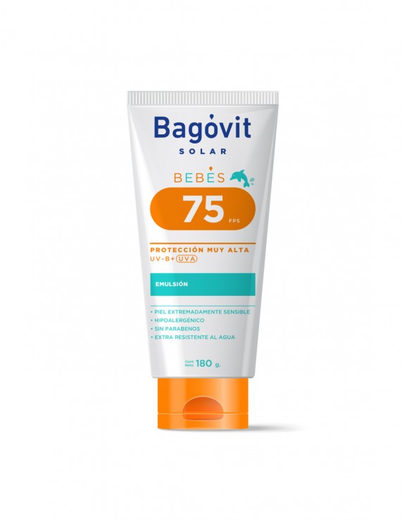 BAGOVIT SOLAR BEBÉS EMULSIÓN 75 FPS 180g