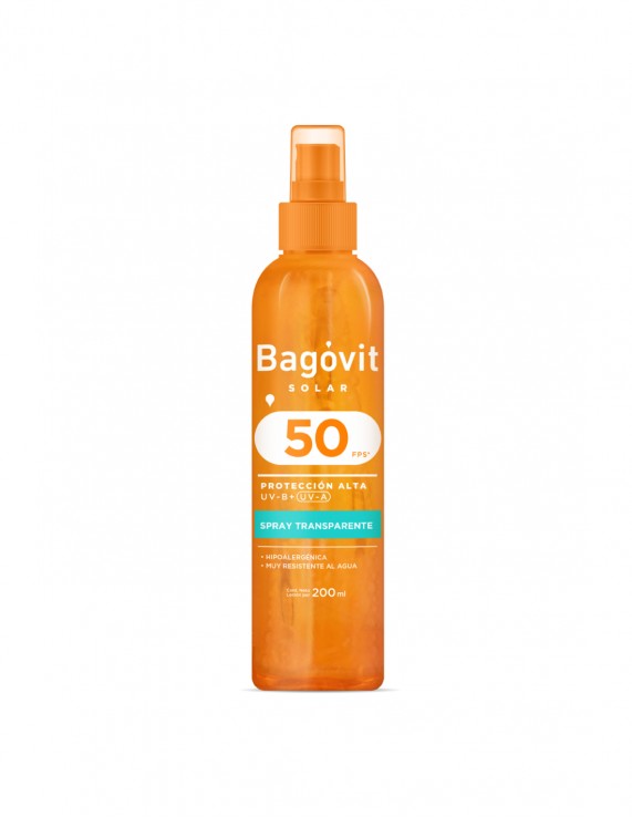 BAGOVIT SOLAR SPRAY TRANSPARENTE 50...