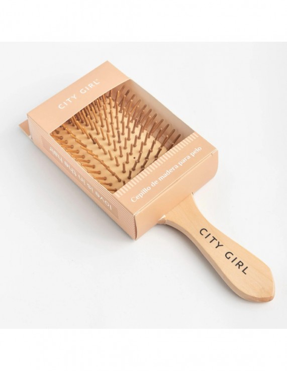 CITY GIRL CEPILLO DE MADERA PARA PELO