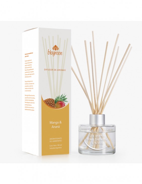 BIOGREEN Set Difusor de Aromas |Mango...